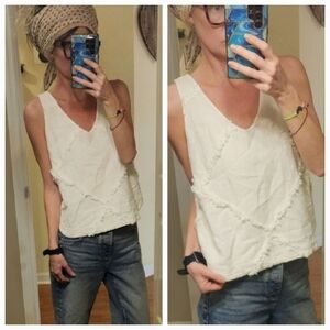 Anthropologie HD in Paris Wibdowpane Tank Oversized